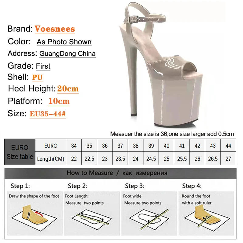 8Inch/20cm Super High Heels Strip Club Starry Platform Pole Dance Boots Beige Women Sandals Stiletto Suede Non Slip Insole Pumps