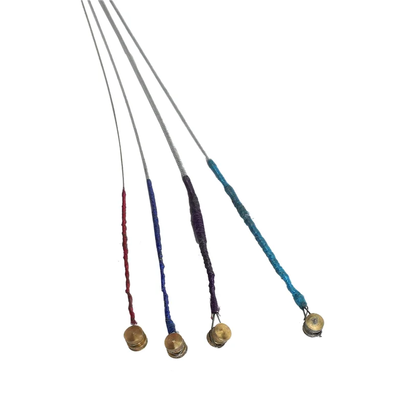 L71A 24 قطعة سلاسل الكمان E-A-D-G الأساسية الصلب + النيكل الجرح رائعة وترية أجزاء الآلات الموسيقية الملحقات