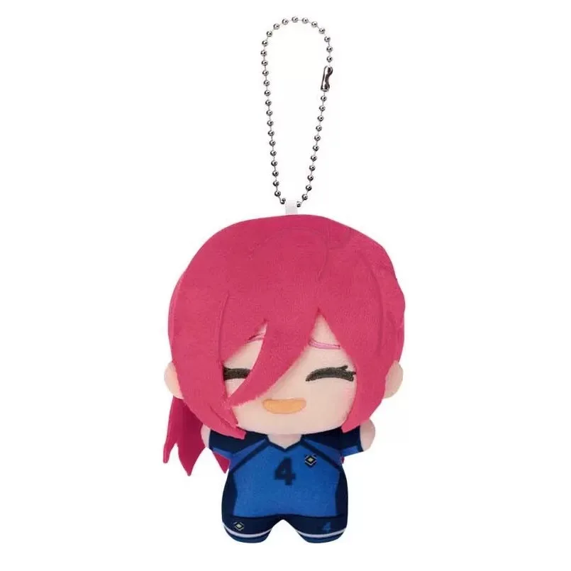 BLUE LOCK Anime Bachira Meguru Chigiri Hyoma Original 12cm Cute Plush Keychain Toys Gift
