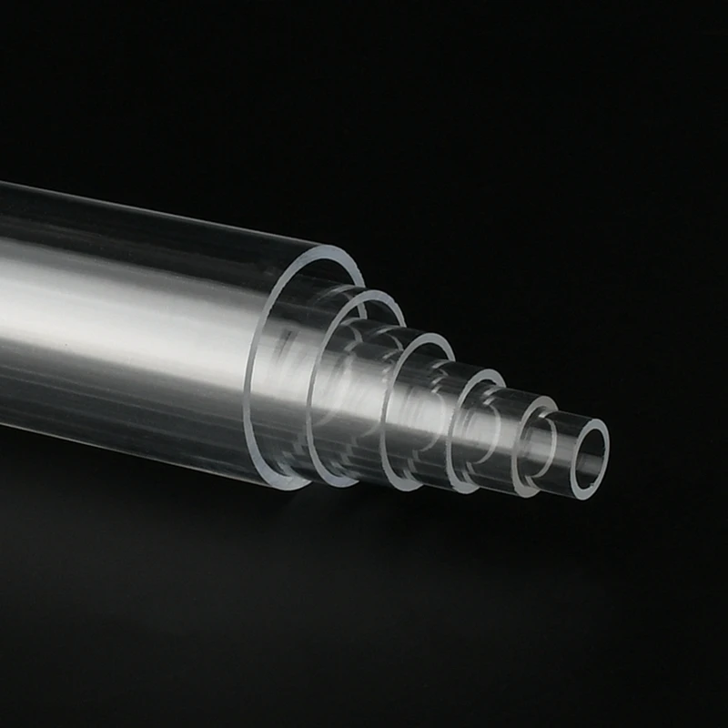 1~2PCS O.D 3mm~110mm High Transparent Acrylic Tube Fish Tank Aquarium Plexiglass Tube Garden Irrigation Water Supply Pipe