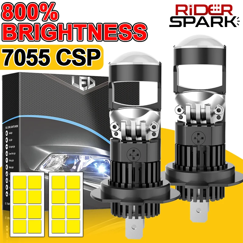 

H7 Led Projector 1:1 Wireless Plug&Play Car Headlight H11 H8 9005 9006 Mini Lens Plug&Play Turbo Lamp Automotive Projector 6000K