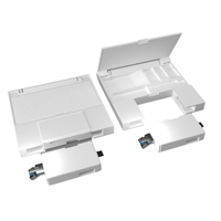 USB2.0 TF SD Card Memory Card Case 7 In 1 Multifunctional Card Reader Storage Box Micro Type C Adapter