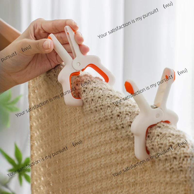 Strong Windproof Clothes Pegs Large Quilt Hanging Clips Beach Towel Clips Plastic Reusable Non-slip Fixed Drying Clothespins
