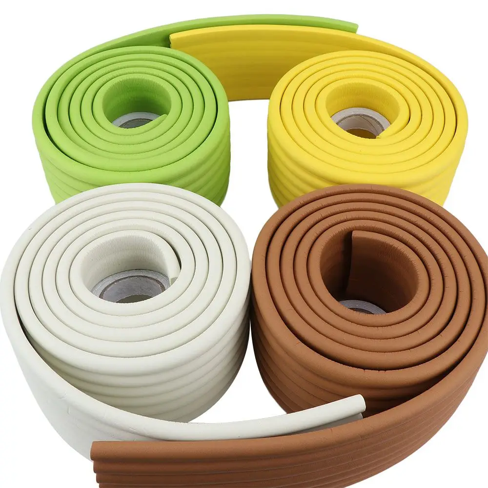 2 Meter 16 Colors Collision Cushion Foam Bumper Children Protection Desk Corner Protector Guard Strip Table Edge Baby Safety