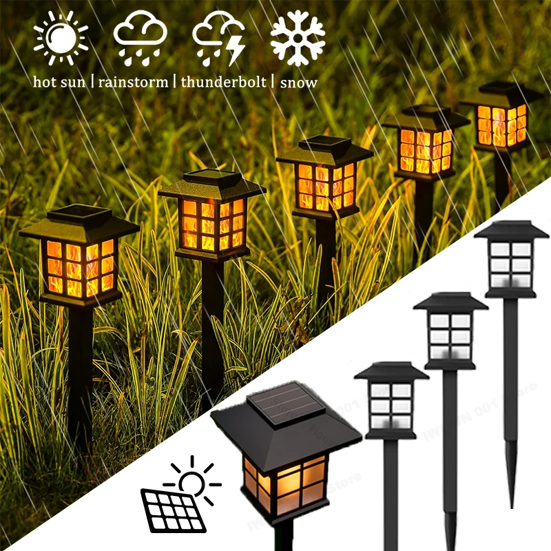 

Solar Flame Torch Light Flickering Light Waterproof Garden Decoration Outdoor Lawn Path Yard Patio Floor Lamp solar power