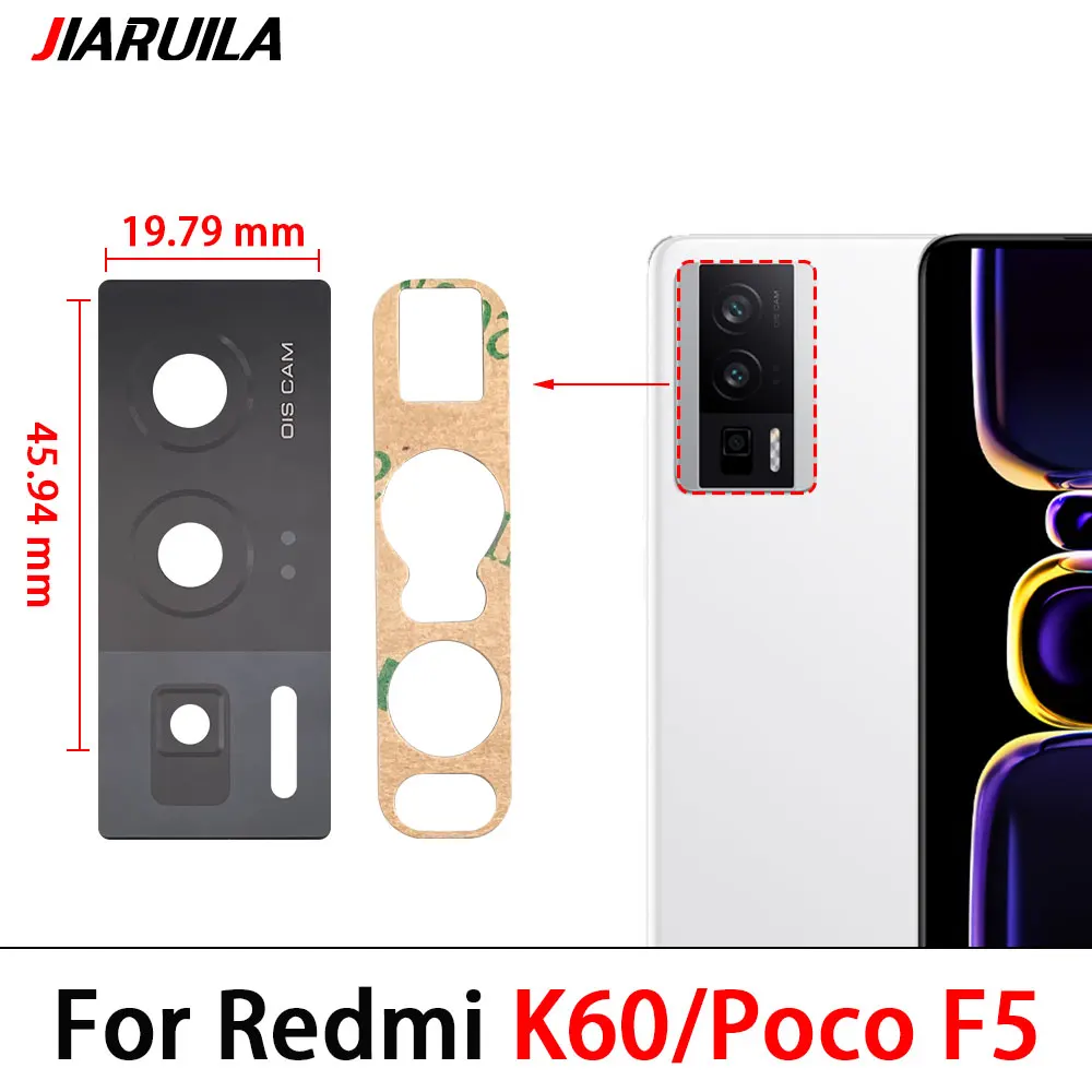 Camera Glass Lens Back Rear Camera Glass Lens For Xiaomi Poco M3 M4 F1 F2 F3 F4 F5 X3 GT X4 M4 Pro 4G 5G with Glue