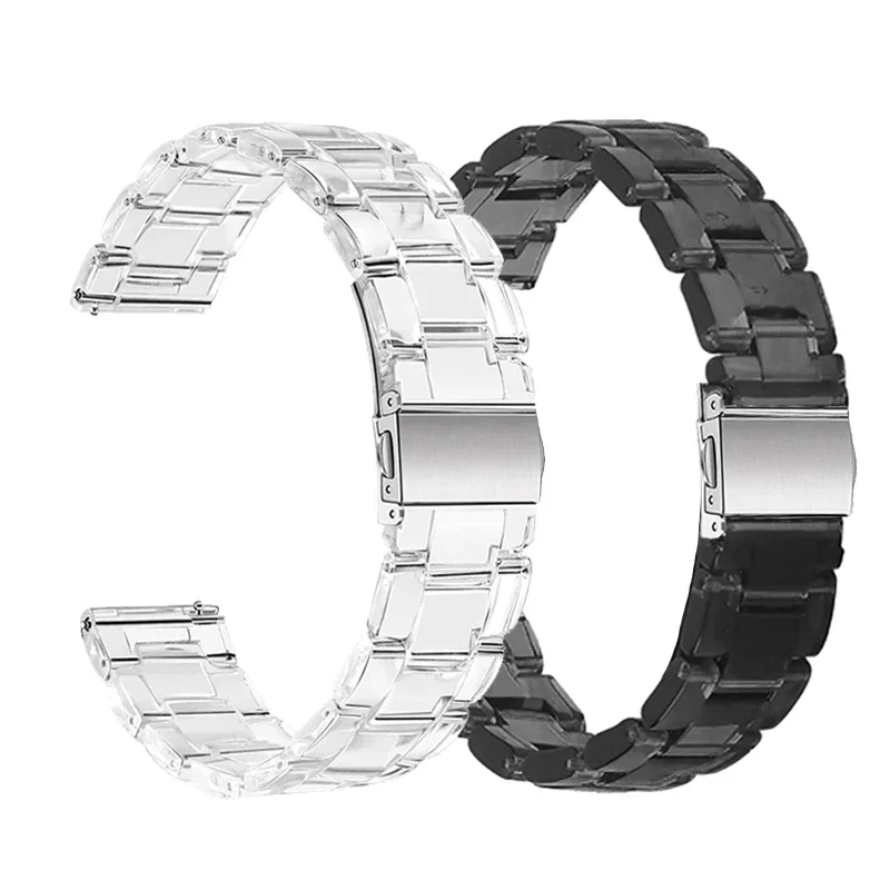 سوار من الراتنج الشفاف لساعة Realme S2 حزام الساعات لساعة Realme 3 Pro حزام Cooreas لساعة Realme 2 Pro/S Pro معصمه