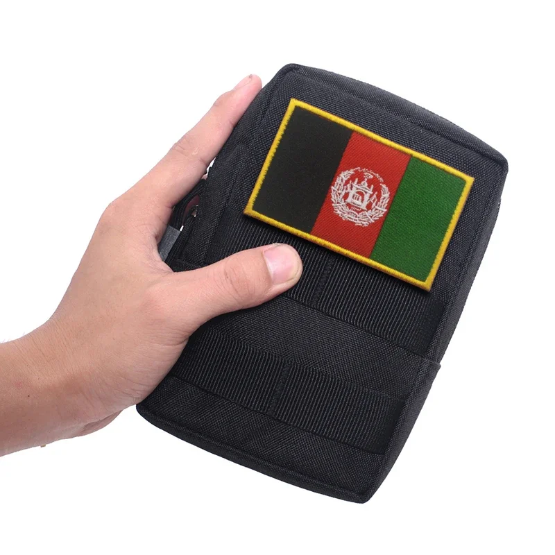 Toppa ricamata americana con gancio e anello, fascia da braccio, toppa militare, distintivo morale tattico, accessori di abbigliamento, adesivi in tessuto punk