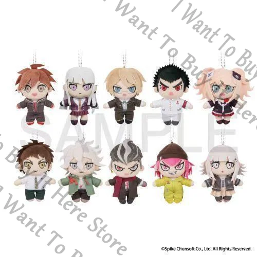 

Аниме Danganronpa Naegi Makoto Nagito Komaeda Nanami ChiaKi Kirigiri Kyoko Косплей Мультяшный кукольный брелок Maumet Keyring Gift