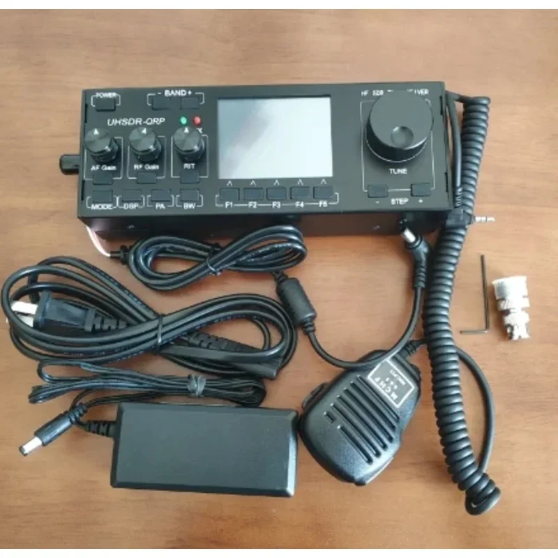 MCHF V0.6.3 HF SDR QRP Transceiver Amateur Ham Radio With Power Supply   Microphone