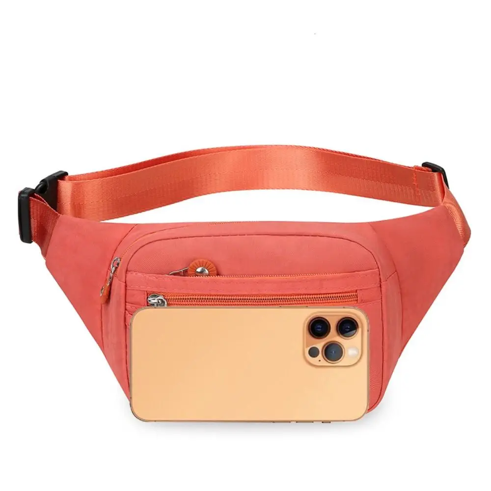 Large Capacity Sports Waist Bag Portable Oxford Casual Fanny Pack Multifunction Chest Bag Outdoor