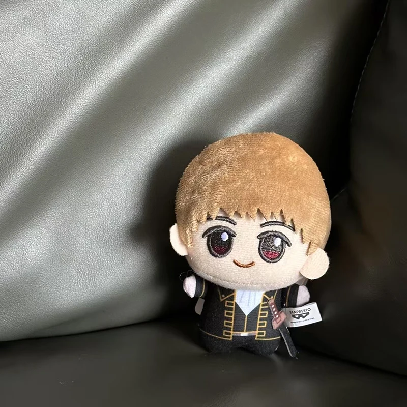 10 سنتيمتر أنيمي جينتاما جينتوكي شينباتشي Kawaii Q نسخة أفخم دمية حقيبة سلسلة مفاتيح قلادة ديكور لعبة هدية #4