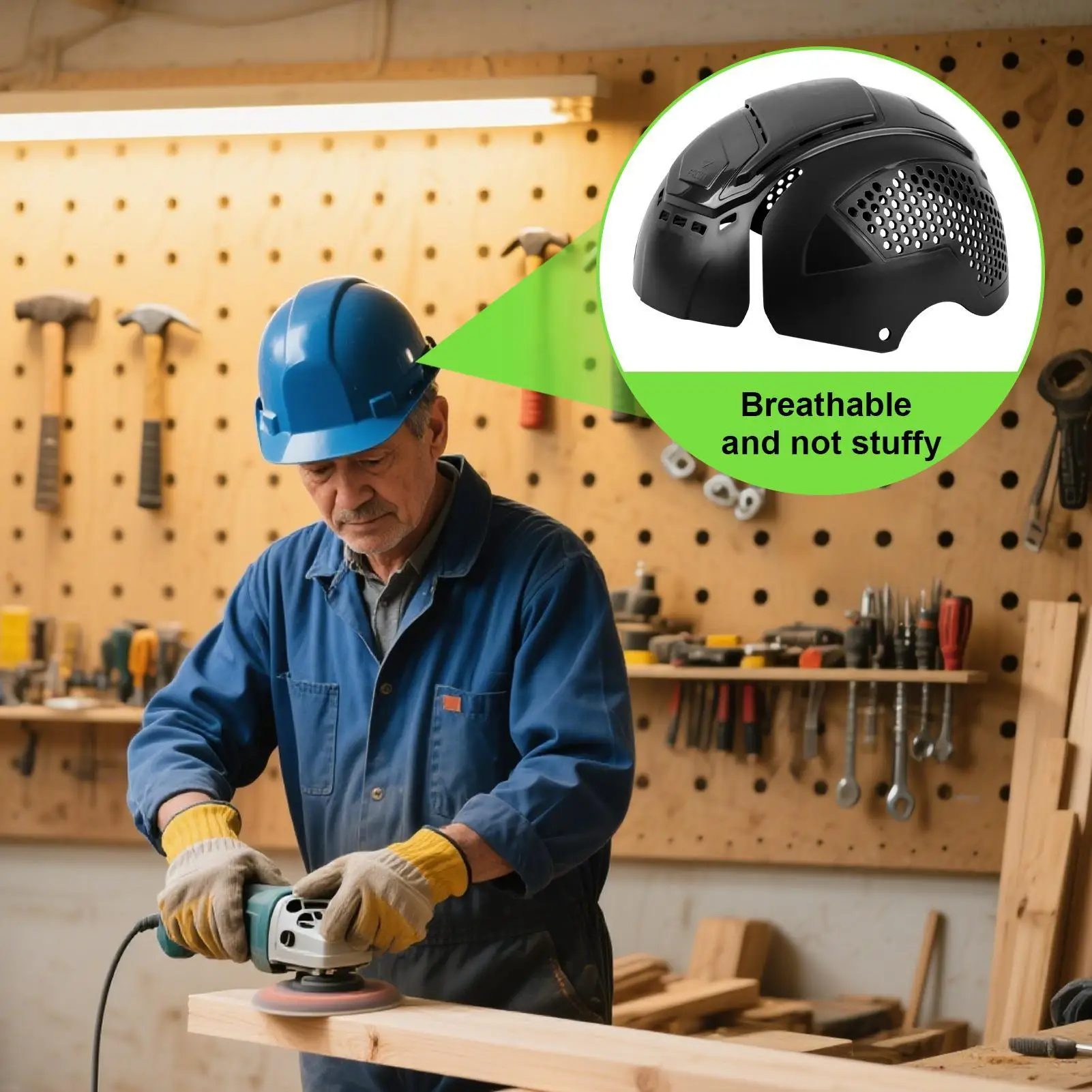 Breathable Safety Bump Caps Lightweight Industrial Helmet For Head Protection, Anti-Sweat Design For Warehouse Construction Work