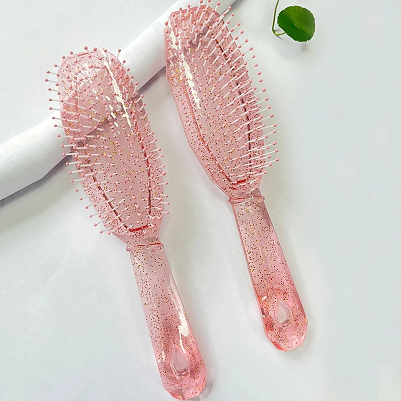 

Hair Comb 8 Rows Styling Hair Brush Straight Curly Hair Brush Scalp Massage Hair Brush for Women Home Salon