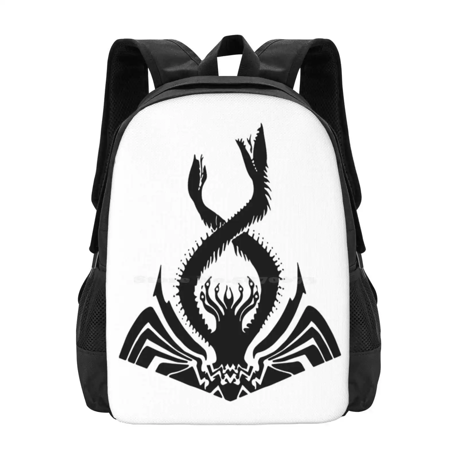 Thrawn's Chimaera Logo Black New Arrivals Unisex Bags Student Bag Backpack Grand Admiral Thrawn Star Destroyer Rebels Chiss