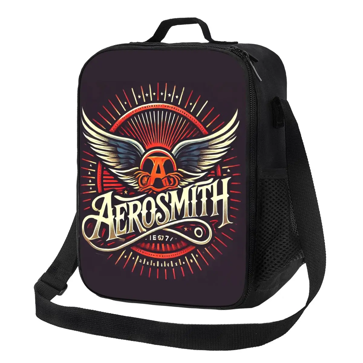 

Изолированная сумка для обеда Rock Aerosmith Band для школы, пикника, коробки для хранения еды, портативный контейнер-холодильник, термобокс для обеда, сумка