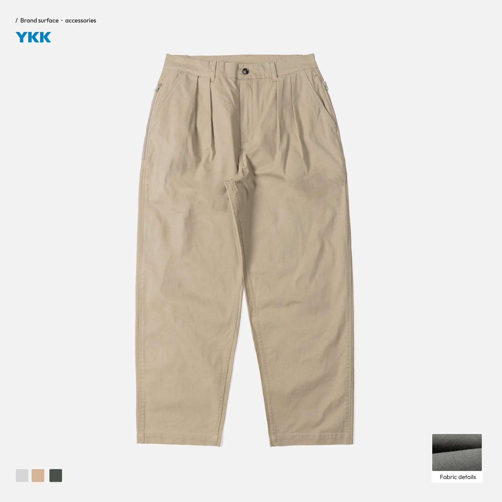 

Japanese Style Loose Fit Casual Washed Long Pants Tapered Versatile Casual Pants Multi Pocket Straight Leg Cotton Spring