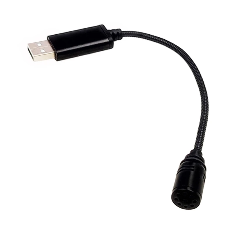 Mini USB Microphone for Laptop and Desktop Computer with Gooseneck for PC Dropsale