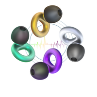 Quiet Ear Plugs for Noise Reduction – Super Soft, Reusable Hearing Protection for Sleep,Swim, Work 8 Ear Tips in XS/S/M/L