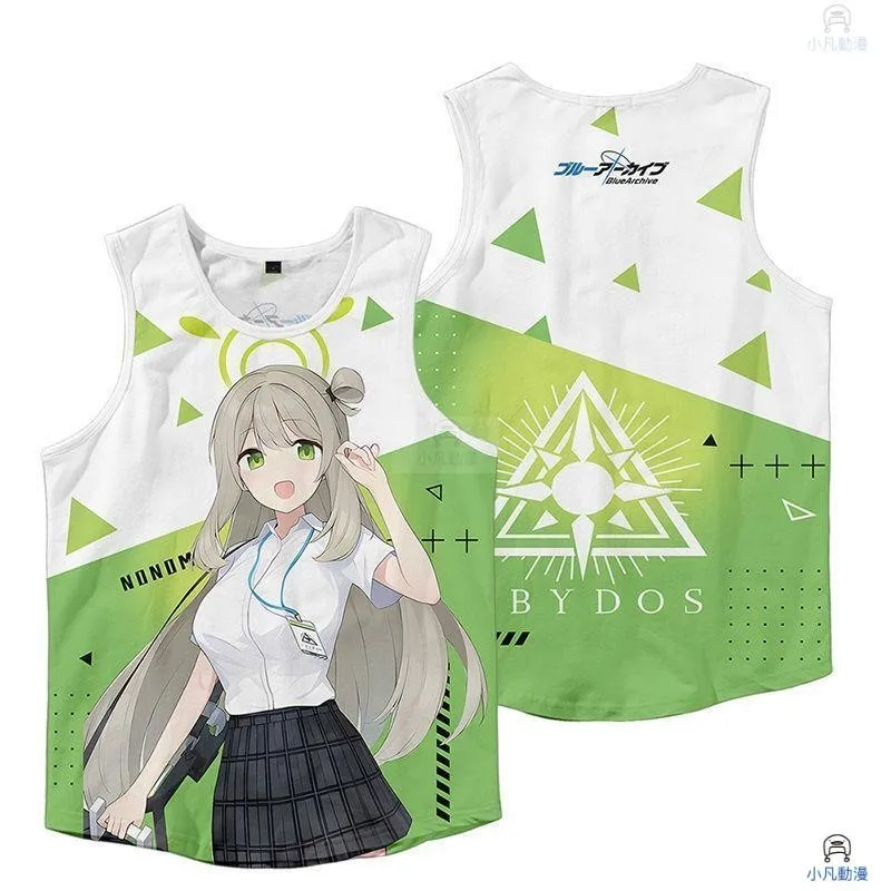 أنيمي الأزرق الأرشيف تاكاناشي هوشينو تانك توبفور الرجال الصيف عادية الرجال بلا أكمام طباعة موضة الرجال س الرقبة تانك القمم #5