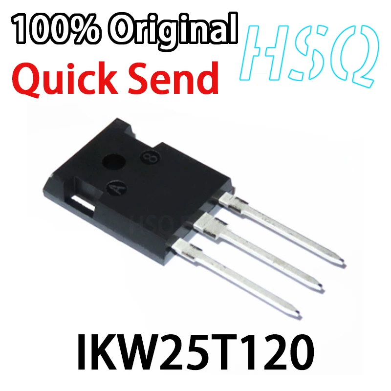 

5PCS K25T120 IKW25T120 New Spot MOS FET TO-247 1200V 25A