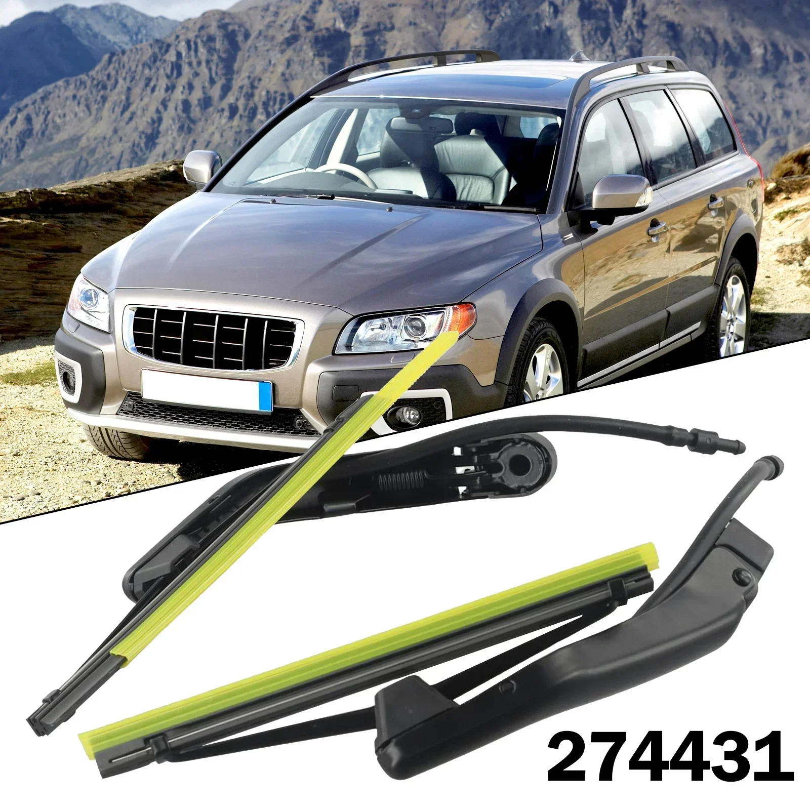 Car Headlight Wiper Arms RH+LH Fit For -Volvo 960 S80 S90 V90 340 360 740 760 940 274431 Car Lights Accessories