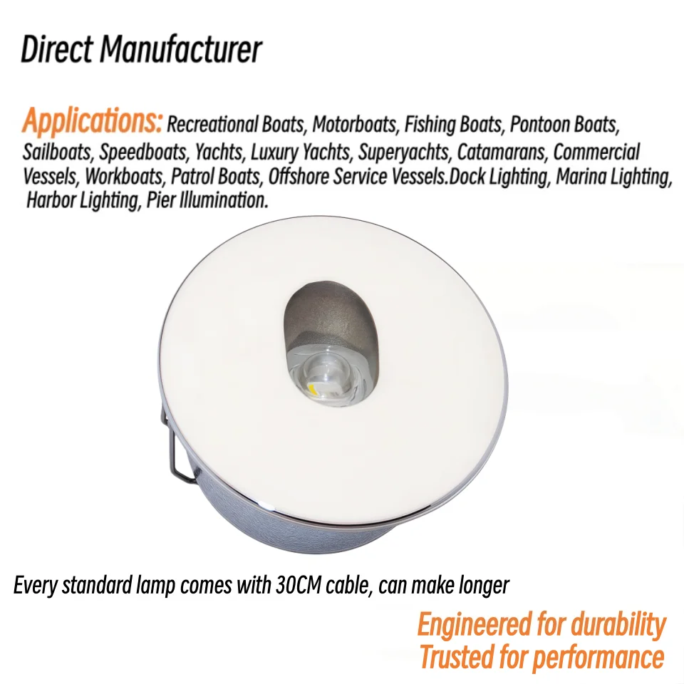 

3W IP67 Mini Step Light Corner Lamp Boat Yacht Lighting Downlight Cabinet Wall Ceiling Led Lights