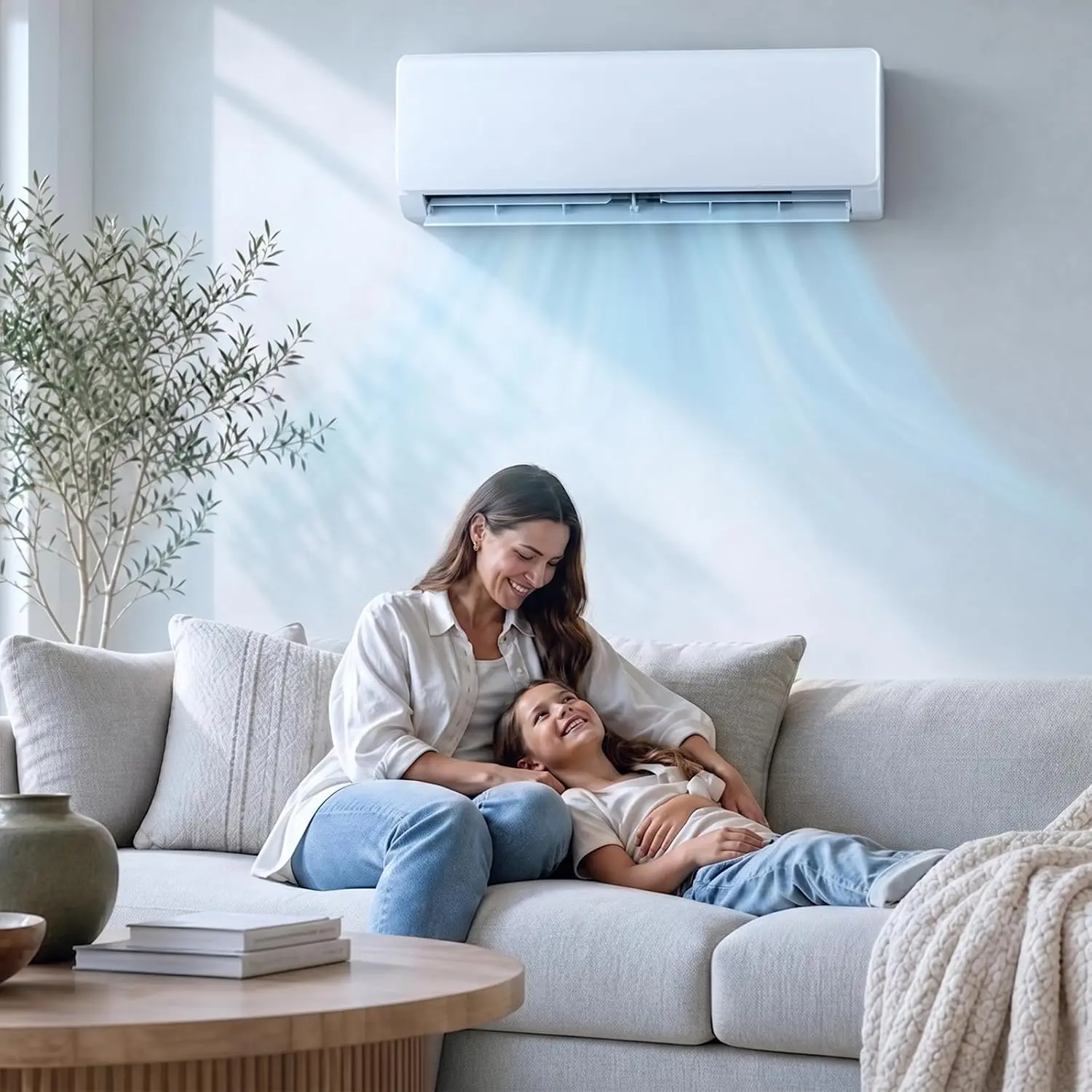 18000BTU Mini Split Air Conditioner with Pre-Charged Heat Pump | Wall Mounted Air Conditioner&Heater, 21 SEER2 AC Unit, Custom
