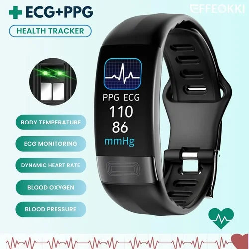 P11 Plus pulsera inteligente Smartwatch Ekg pulsera inteligente rastreador de actividad impermeable pulsera inteligente de ritmo cardíaco pulsera de Fitness para hombres