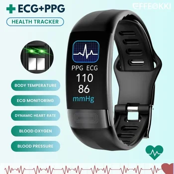 P11 플러스 스마트 팔찌, Ekg 스마트 손목 밴드, 방수 활동 추적기, 의료용 스마트 밴드, 남성용 피트니스 팔찌