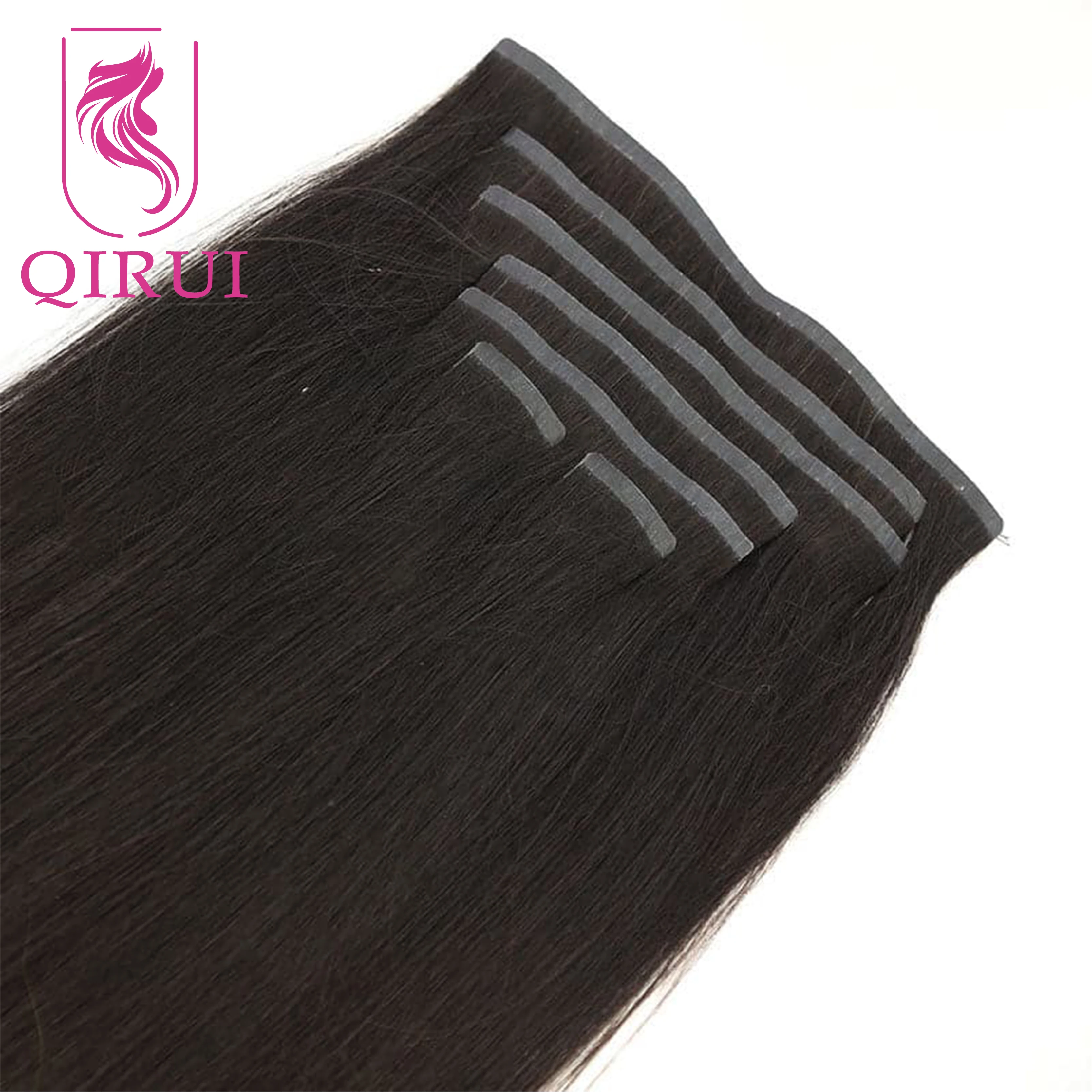 حريري مستقيم سلس كليب في شعر مستعار بشري بولي Clip كليب Ins شعر طبيعي مفرود بالجملة البورمية وصلات شعر بمشبك