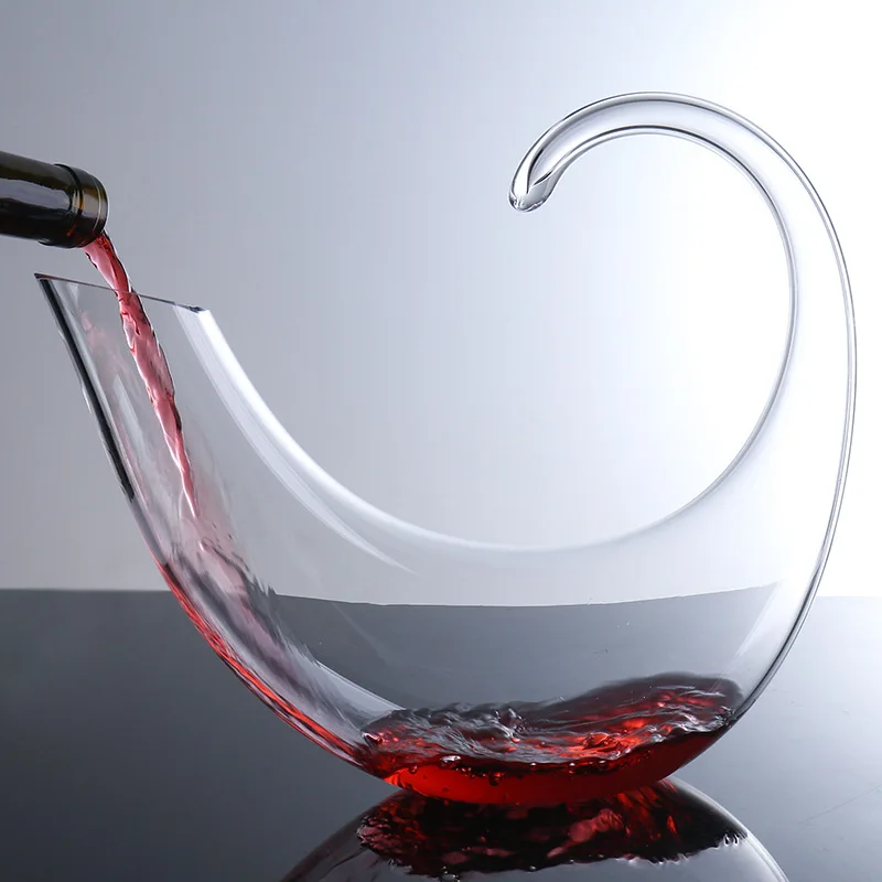 Scorpion Decanter Crystal Glass Hand Blown Creative Rooster Wine Decanter for Red Wine Aerator