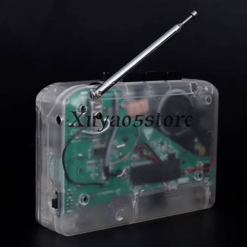 Portable Retro Tape Recorder Walkman Tape Recorder Cassette Player Radio English Learning Machine FM External Speaker