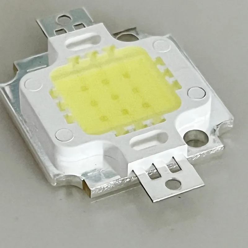 10pcs 10W LED cob chip High power LED Lamp floodlight White 6000k/Warm 3000k 900mA 9-12V 800-1000LM 30mil Genesis