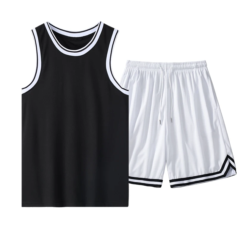 NASA GISS 솔리드 아이스 실크 탱크 탑 스포츠 세트, 농구 세트, 민소매 티셔츠, 반바지, 대형 남성용 트레이닝 의류, 여름 