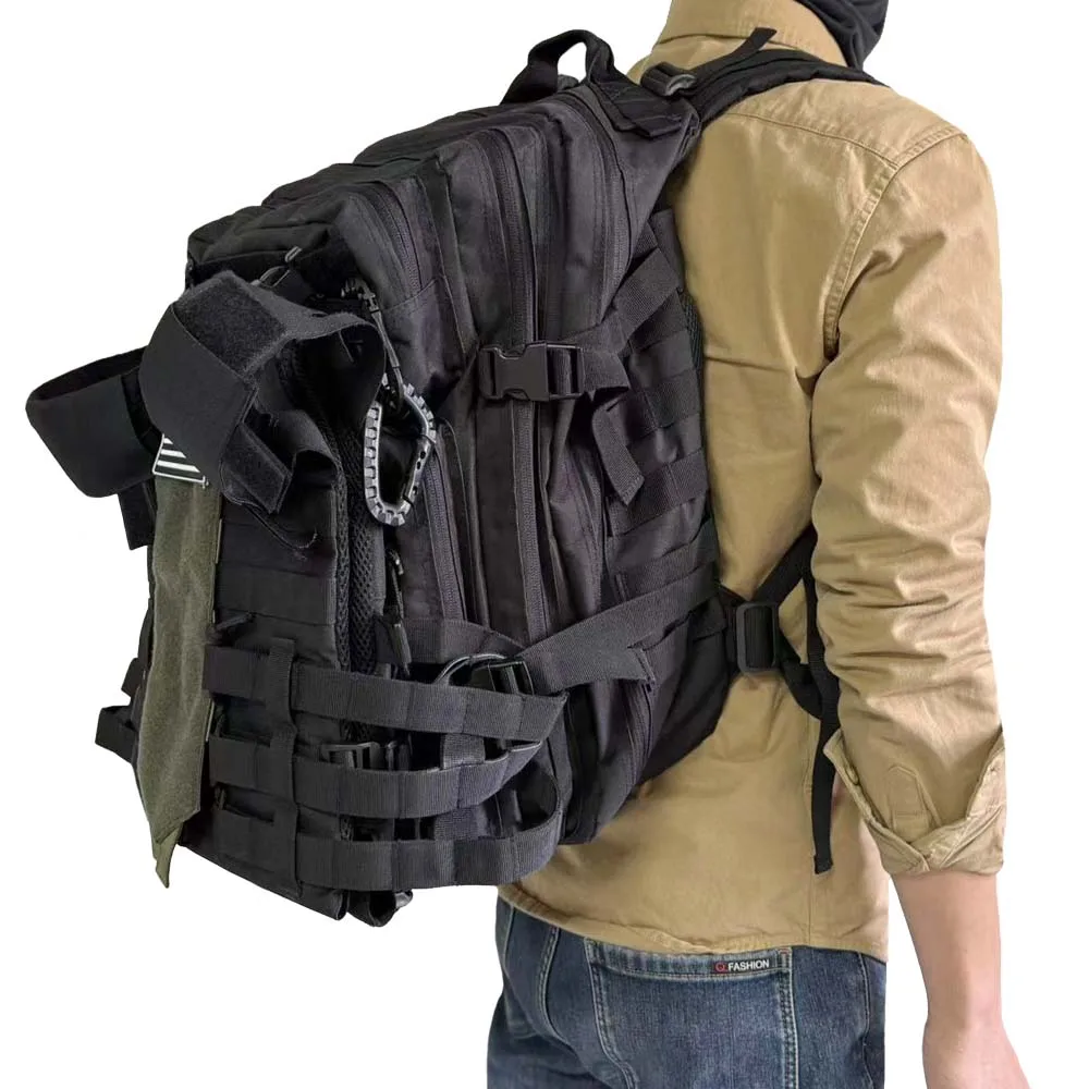 لوحة توسيع متعددة الوظائف سترة تكتيكية على ظهره نظام مولي لوحة محول لوحة الفيلكرو لملحقات الصيد #3