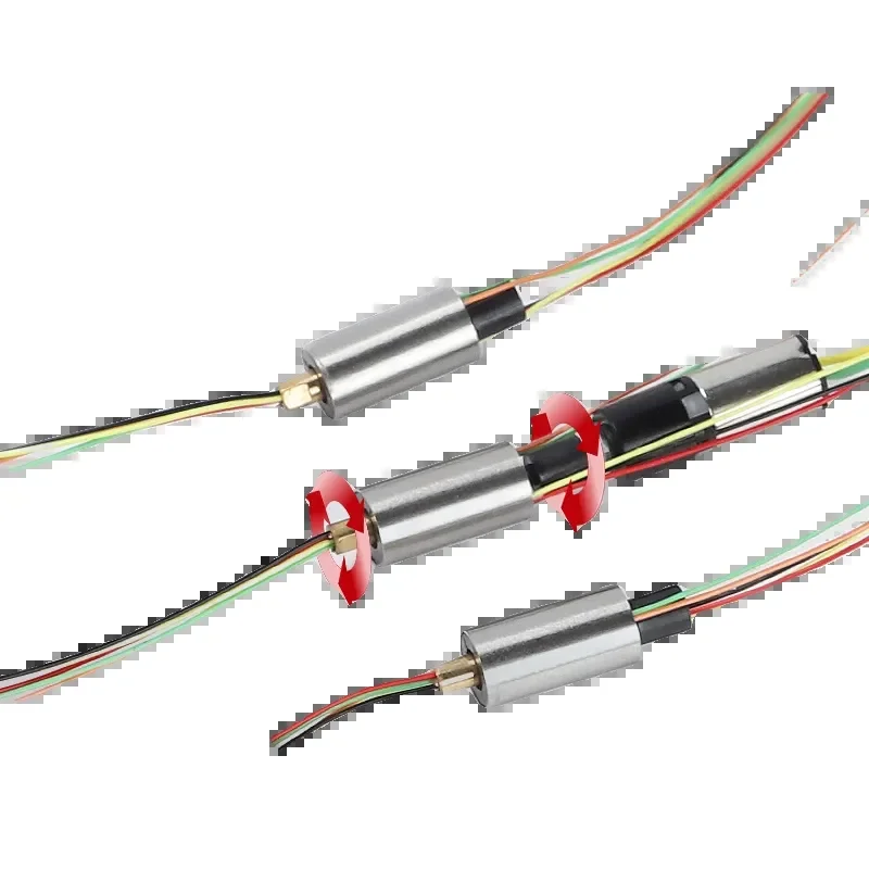 Micro Conductive Slip Ring 360 Degree Rotation Electrical Connector for Gimbal Drone Robot Lighting Accessories Compact