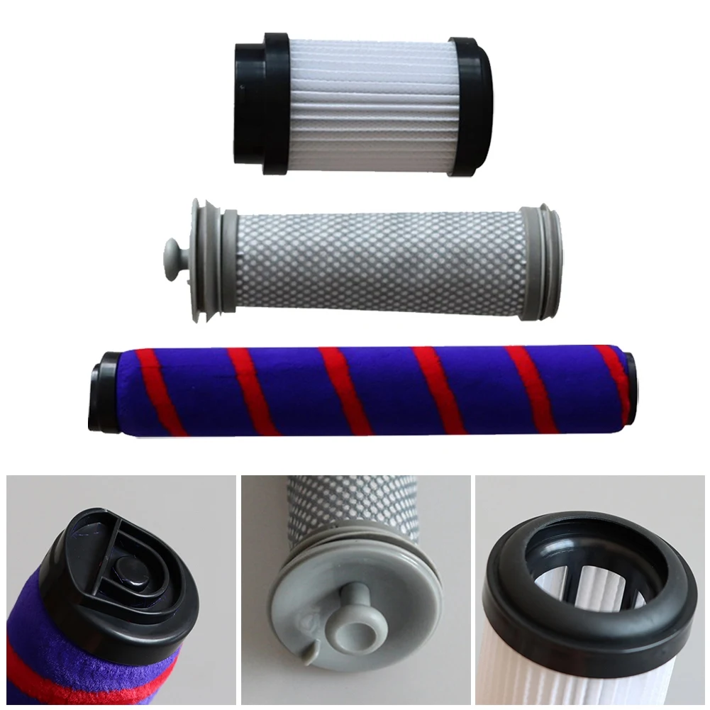 Replacement Parts Main Brush HEPA Filters Compatible for Tineco PURE ONE X Vacuum Cleaner Accessories