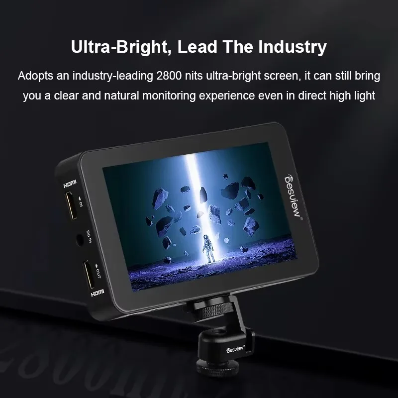 Desview R6 II UHB 5.5'' Touchscreen High Brightness Monitor 2800nits 1080p support 4K 60HZ with waveform/vector scope