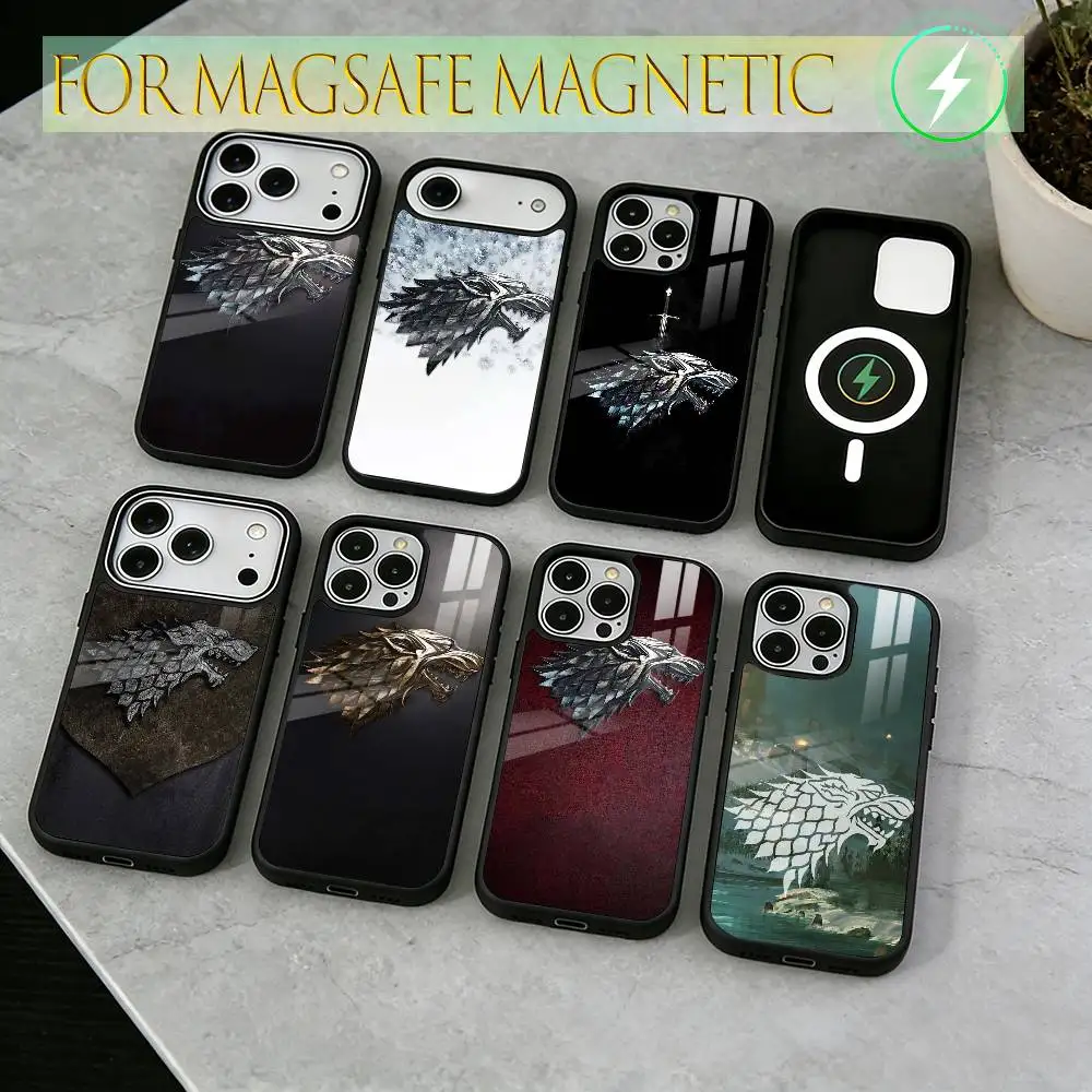 

Winter Is Coming Phone Case For iPhone17,16,15,14,13,12,11 Plus,Pro Magnetic For Magsafe Wireless Charging