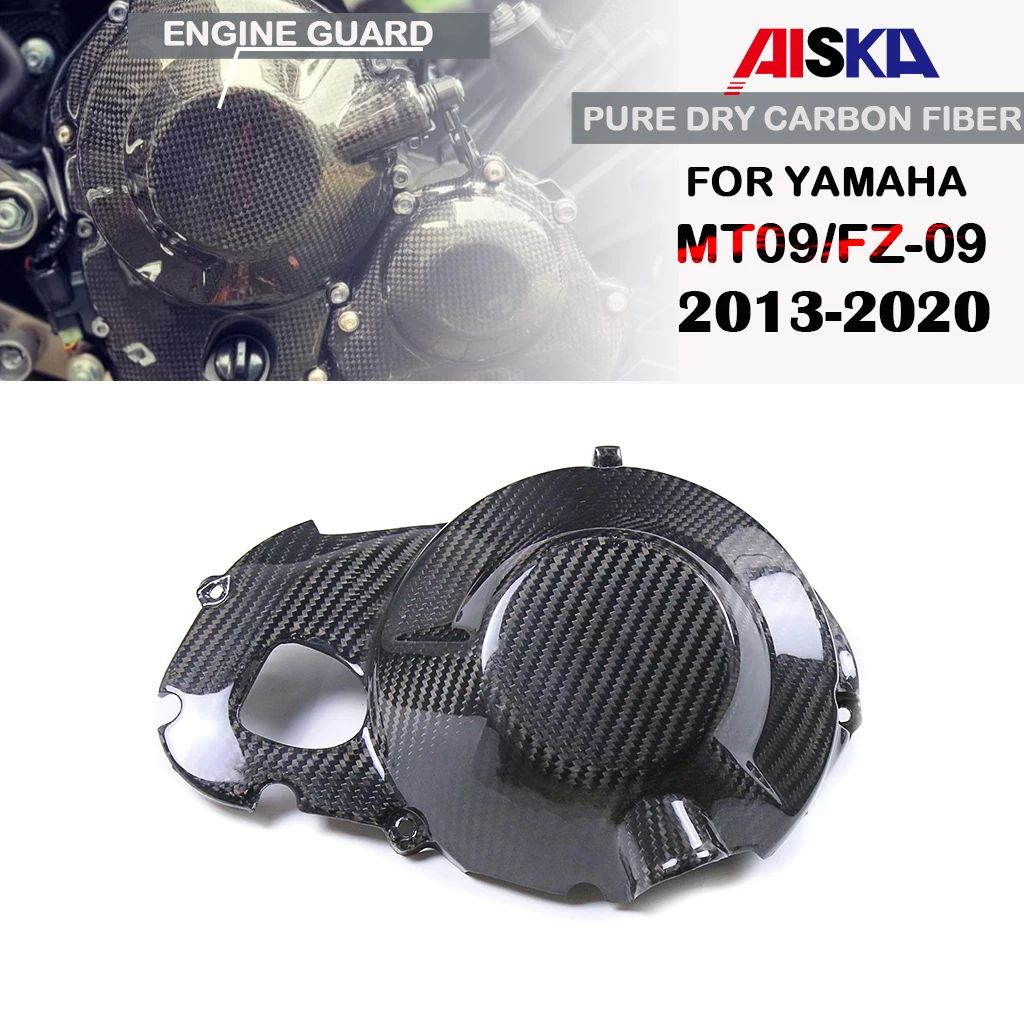 

Motorcycle Accessories Clutch Engine Covers Guard Fairing Kit Dry Carbon Fiber For YAMAHA MT09 FZ09 2013-2020 2017 2018 2019