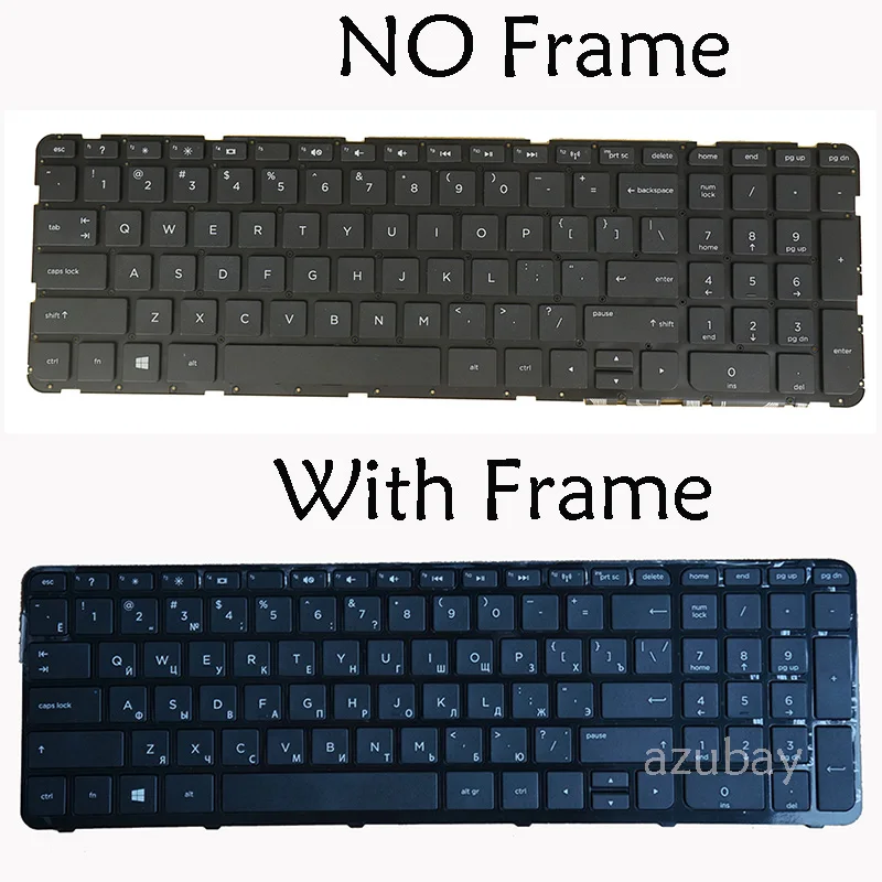 Laptop Keyboard for HP Pavilion 17-e060st 17-e198nr 17-e199nr 17z-e000 17z-e100 e109sr e110er e110sr e111er RU TR NE US GR CF