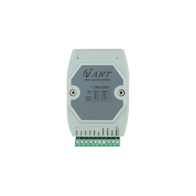 

Dam3060cv AO Analog Output 4-20mA/10V Voltage and Current Output Module Dam3160