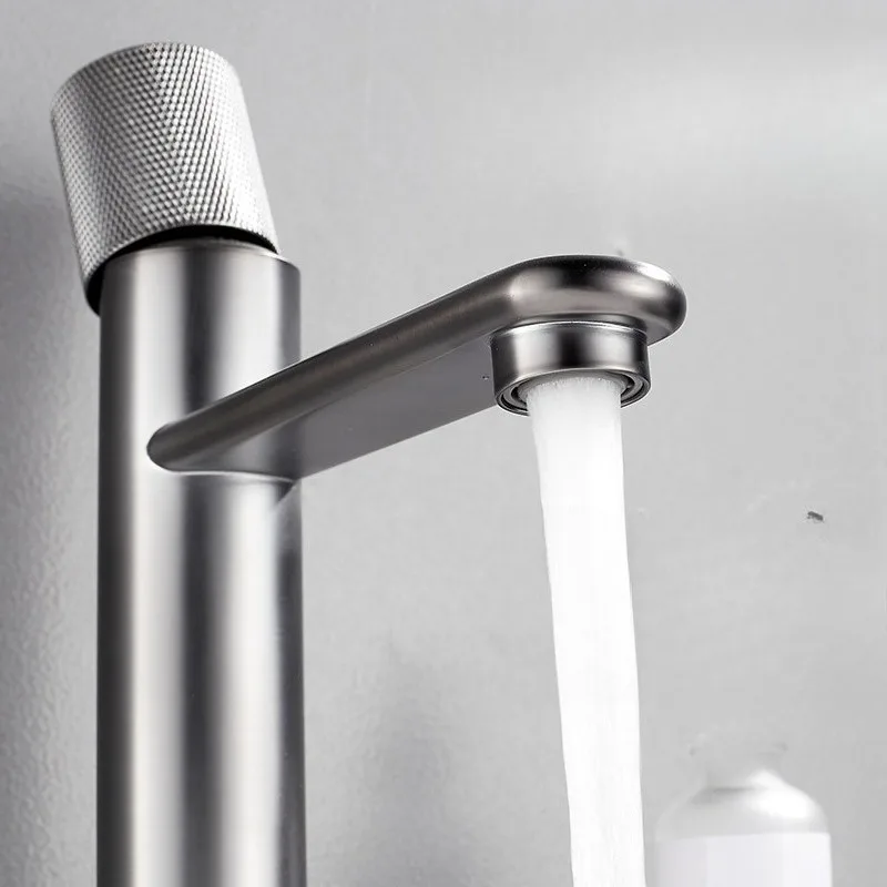 

Смеситель для домашней раковины, раковина для мытья лица, креативный и персонализированный смеситель для отеля, смеситель двойного назначения с одним отверстием для горячей и холодной воды