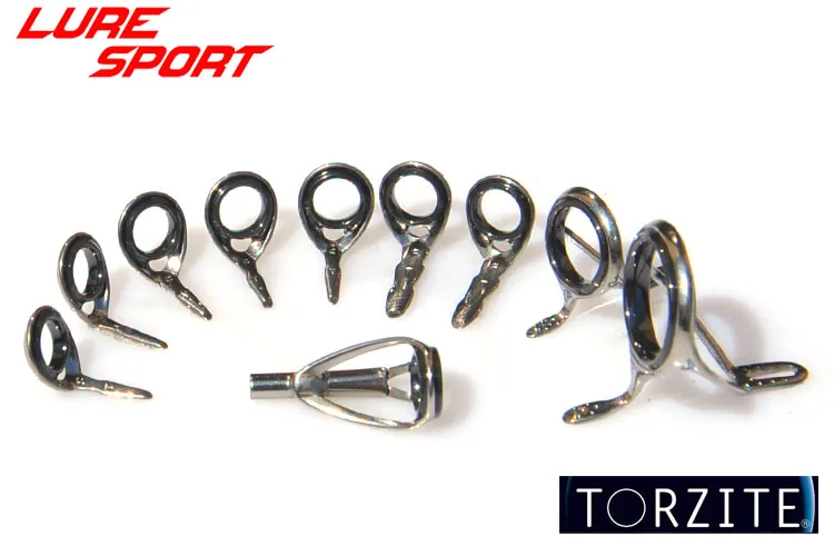 FUJI Titannium Frame10pc Set TORZITE Ring TLRVTG10 TKBTG TKTTG TKGTT SIC Ring TLRVSG10 TKTSG TKBSG TKGST Rod Building Component