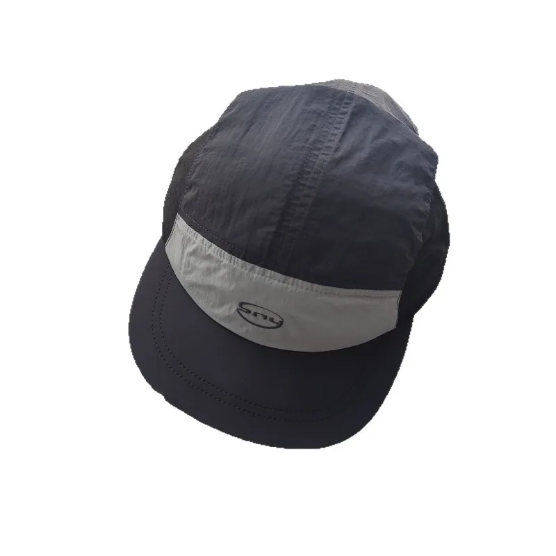 Sommer Fünf-panel Stickerei Schnell trocknend Licht Flache Kante Hut Sommer Im Freien Atmungsaktive Mesh Sonnenschirm Sport Baseball Kappe – Detail 7