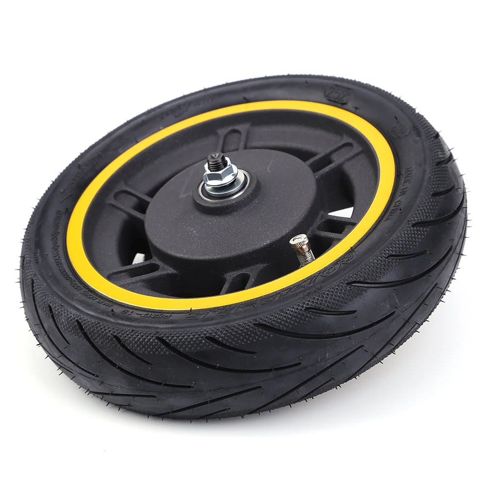 

Переднее колесо черного цвета для Max G30 Kickscooter 10-дюймовая ступица переднего колеса с вакуумной шиной в сборе, запасные части, аксессуары