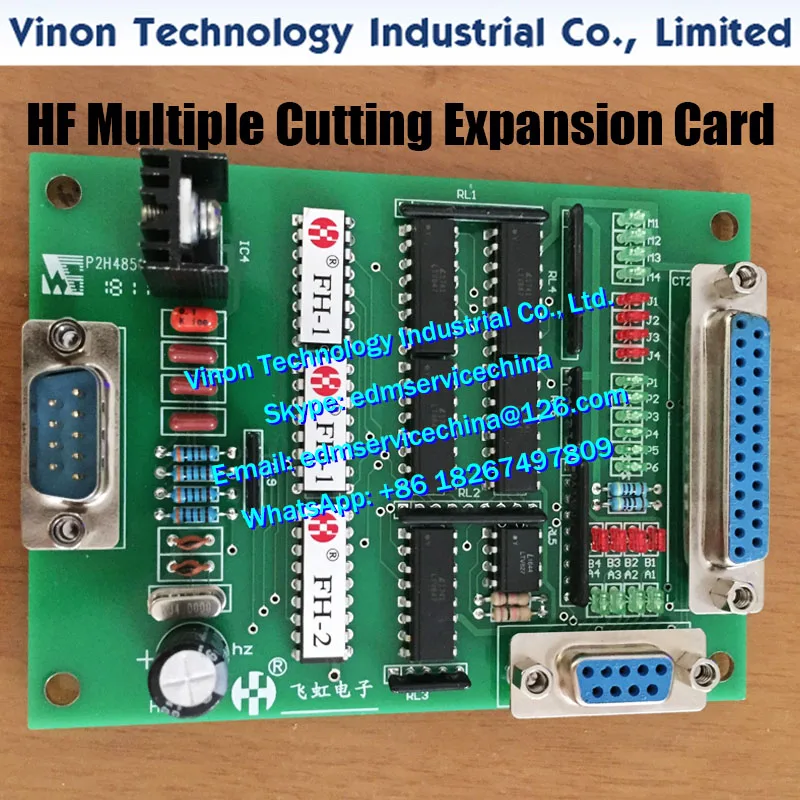 HF Multiple Cutting Expansiofor Card for Medium Speed Wire Cutting Machines. CNC Wire Cut System Control Card