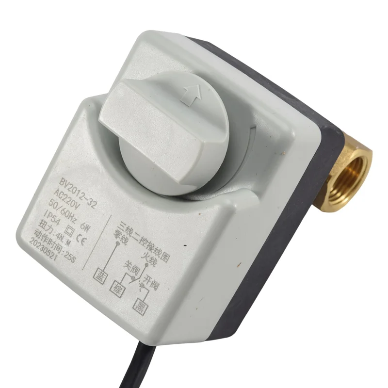 

2X Ac220v Dn15 2-ходовой 3-проводной электродвигатель шарового клапана с ручным переключателем