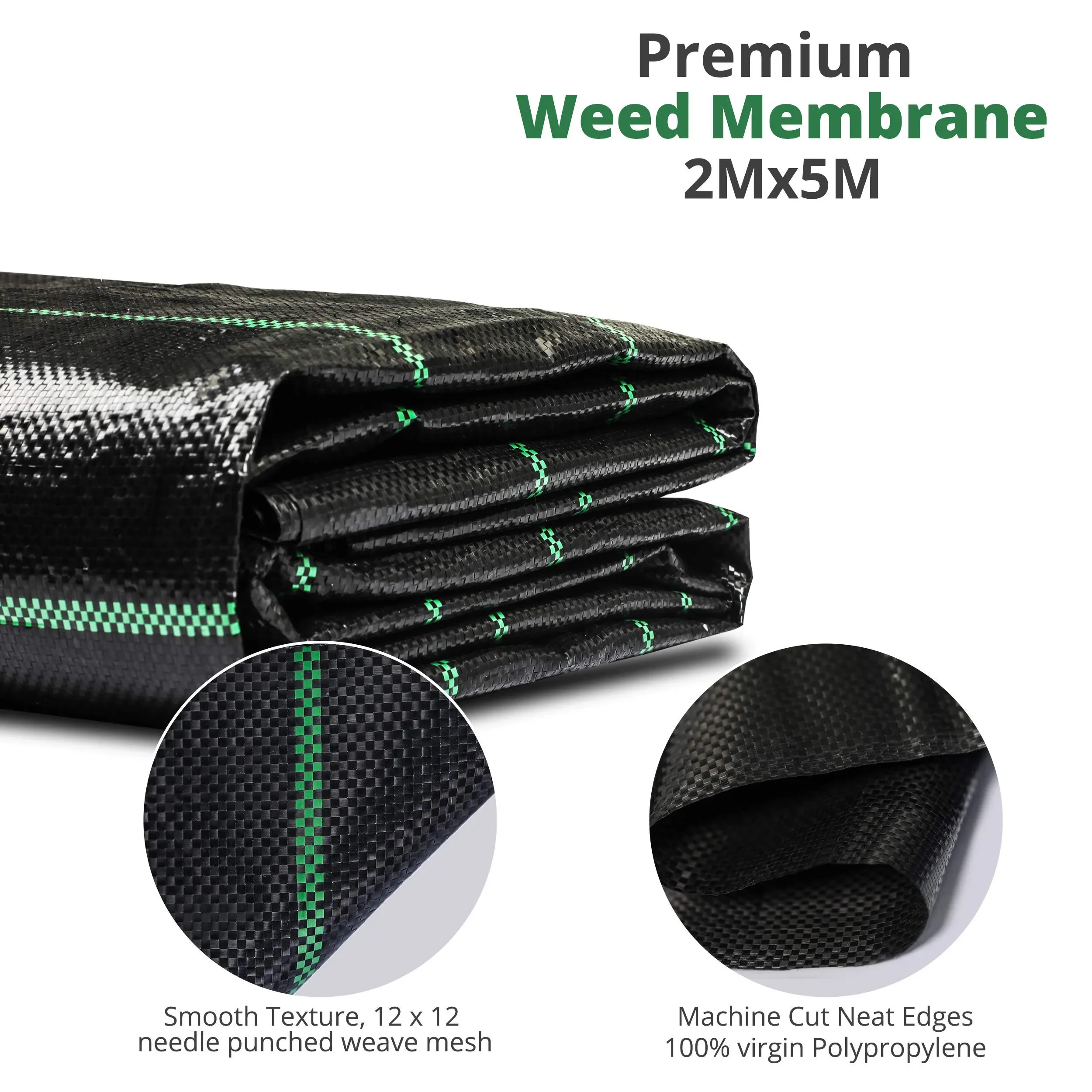 Tkanina krajobrazowa Siatka przeciw chwastom Geotextile do kontroli chwastów Rolnicza tkanina Mulch Szklarnia Mata do pielenia Przepuszczająca w